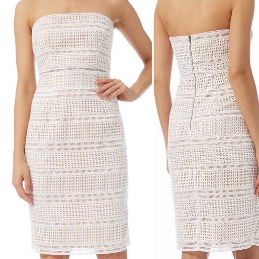 “Adrianna Papell” Eyelet Lace Dress (Sz-6)